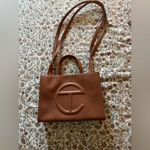 Telfar tan Brown shmedium Shopping Bag